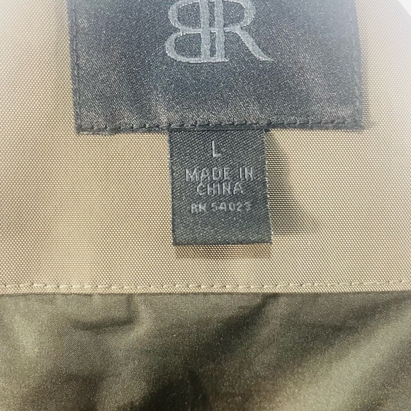 Men’s Large Banana Republic Bomber Jacket, Military Coat, Olive Green - Picture 6 of 9